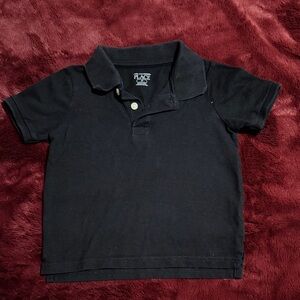 The Children's Place Classic Black Kids Polo